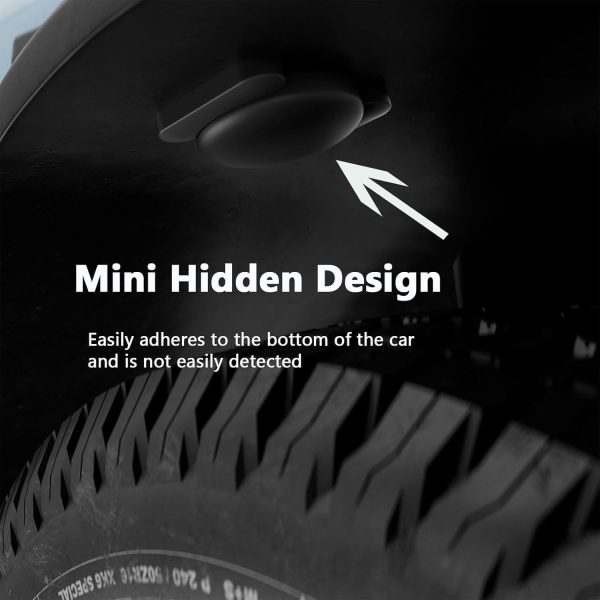 GPS Tracker for Vehicles No Subscription, Work with Find My (iOS Only), Mini Hidden Car Tracker Device with Magnetic Case, No Monthly Fee (1PCS, Black) - Image 5