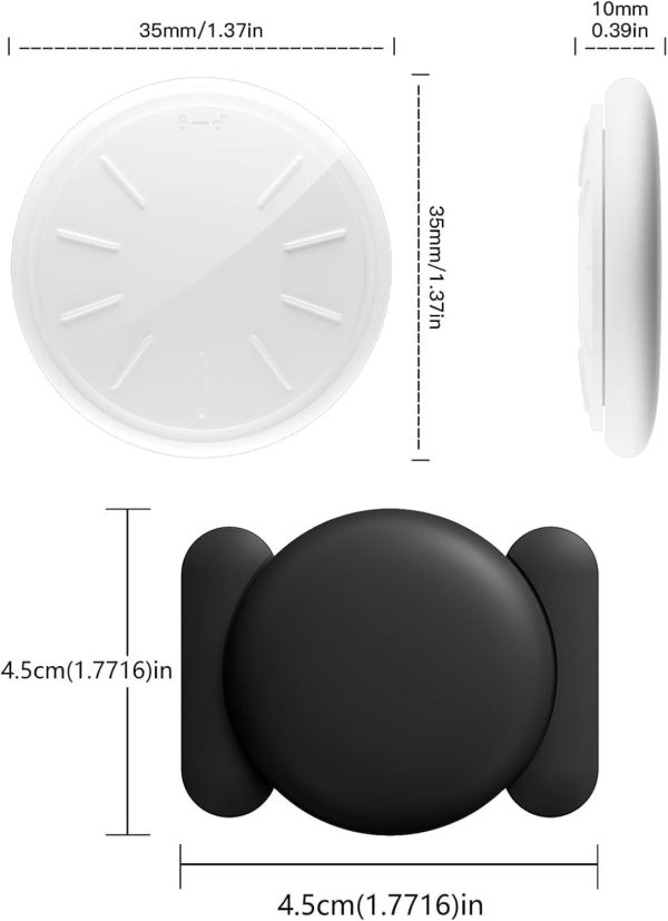 GPS Tracker for Vehicles No Subscription, Work with Find My (iOS Only), Mini Hidden Car Tracker Device with Magnetic Case, No Monthly Fee (1PCS, Black) - Image 7