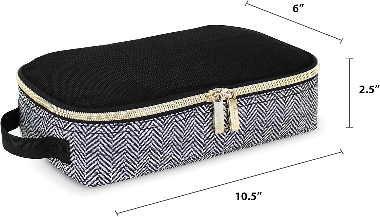Itzy Ritzy Packing Cubes for Travel – Set of 3 Packing Cubes or Travel Organizers; Each Travel Cube Features a Mesh Top, Double Zippers and a Fabric Handle (Coffee and Cream) - Image 2
