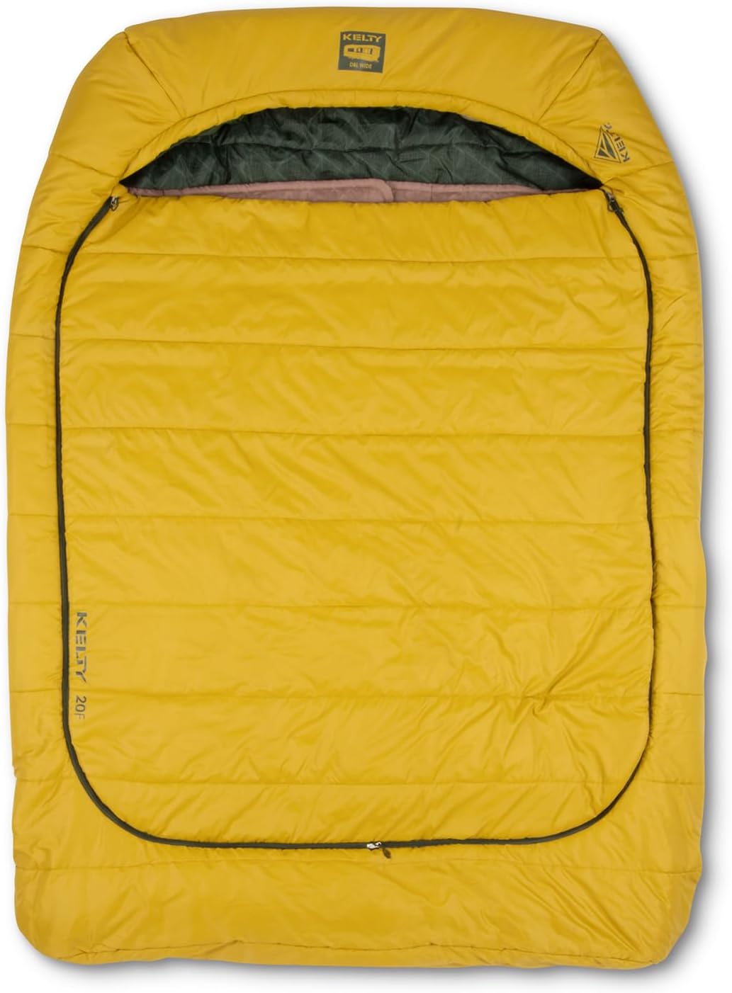 Kelty Tru.Comfort Doublewide 20 Degree Sleeping Bag – Two Person Synthetic Camping Sleeping Bag for Couples & Family Camping
