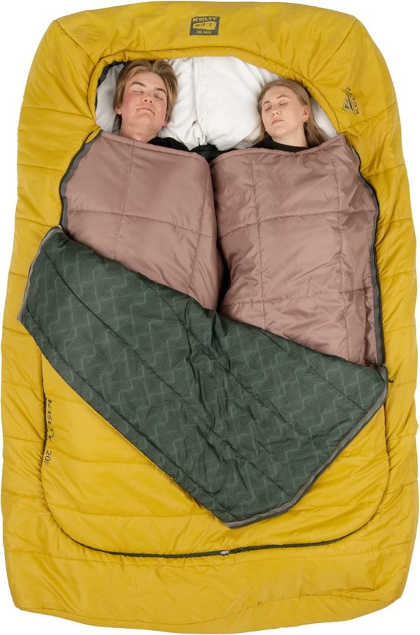 Kelty Tru.Comfort Doublewide 20 Degree Sleeping Bag – Two Person Synthetic Camping Sleeping Bag for Couples & Family Camping - Image 14