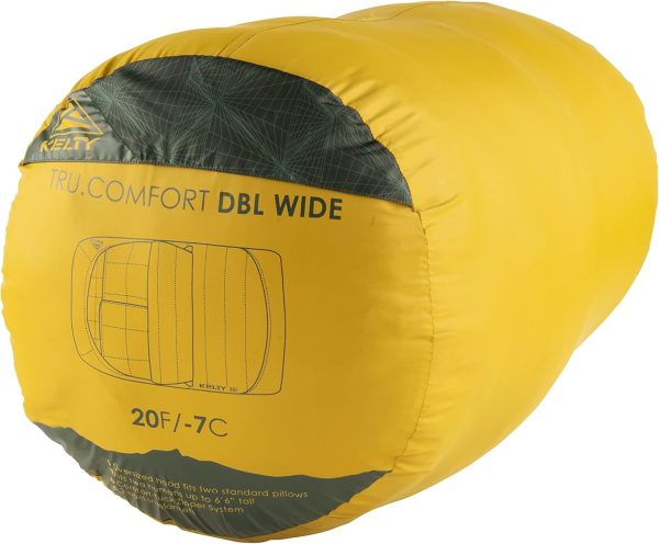 Kelty Tru.Comfort Doublewide 20 Degree Sleeping Bag – Two Person Synthetic Camping Sleeping Bag for Couples & Family Camping - Image 16