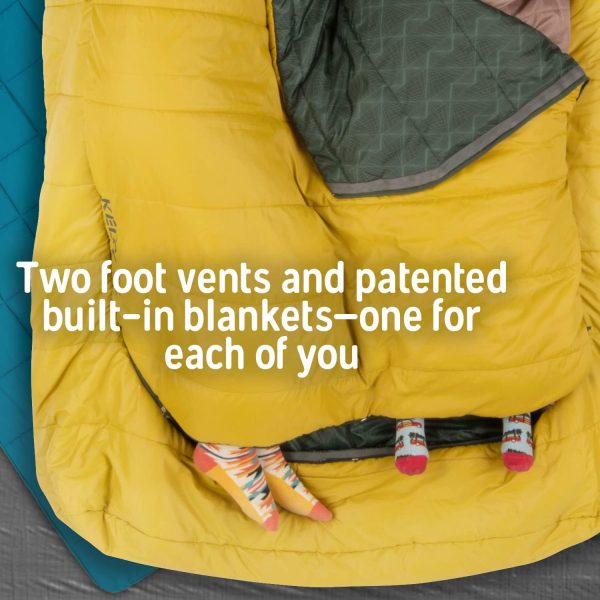 Kelty Tru.Comfort Doublewide 20 Degree Sleeping Bag – Two Person Synthetic Camping Sleeping Bag for Couples & Family Camping - Image 7