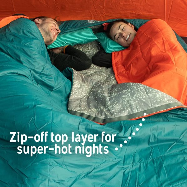 Kelty Tru.Comfort Doublewide 20 Degree Sleeping Bag – Two Person Synthetic Camping Sleeping Bag for Couples & Family Camping - Image 9