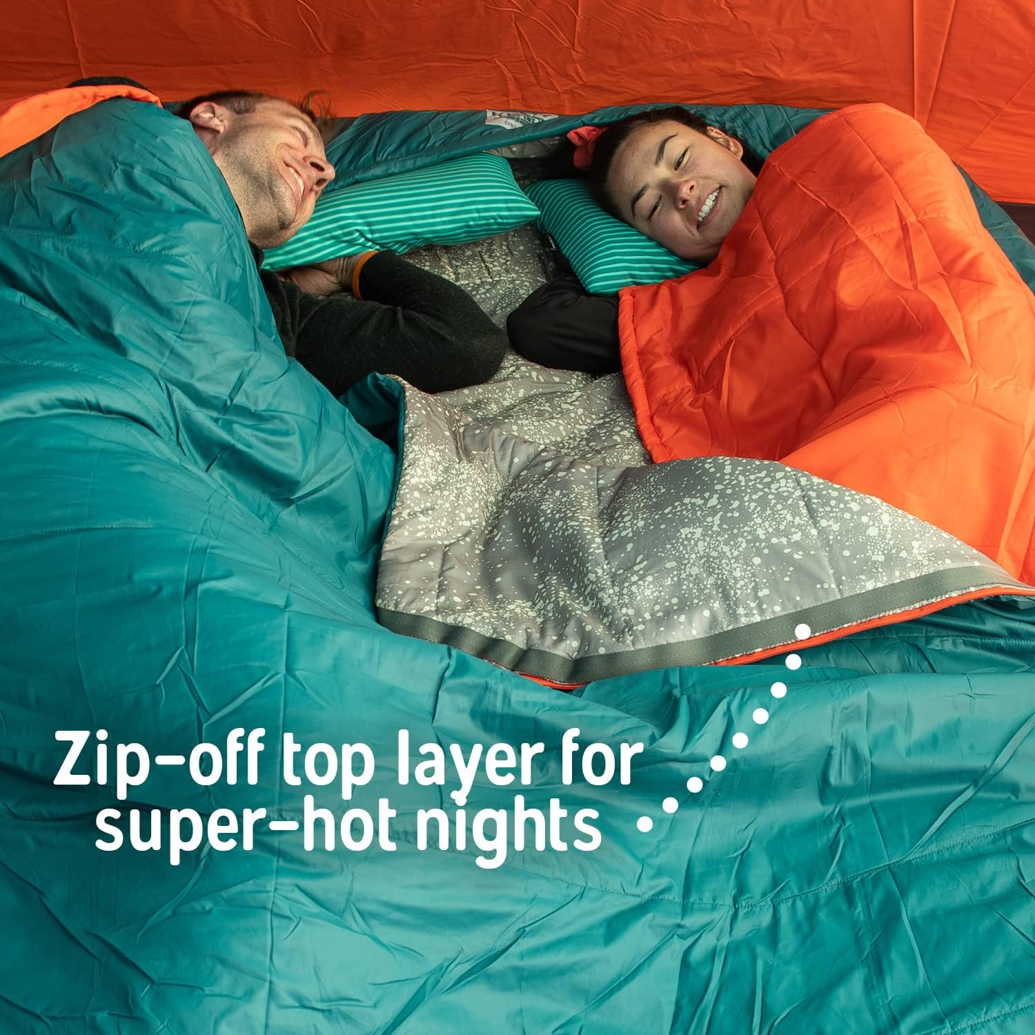 Kelty Tru.Comfort Doublewide 20 Degree Sleeping Bag – Two Person Synthetic Camping Sleeping Bag for Couples & Family Camping - Image 9