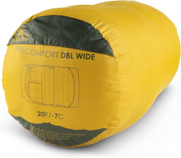 Kelty Tru.Comfort Doublewide 20 Degree Sleeping Bag – Two Person Synthetic Camping Sleeping Bag for Couples & Family Camping - Image 10
