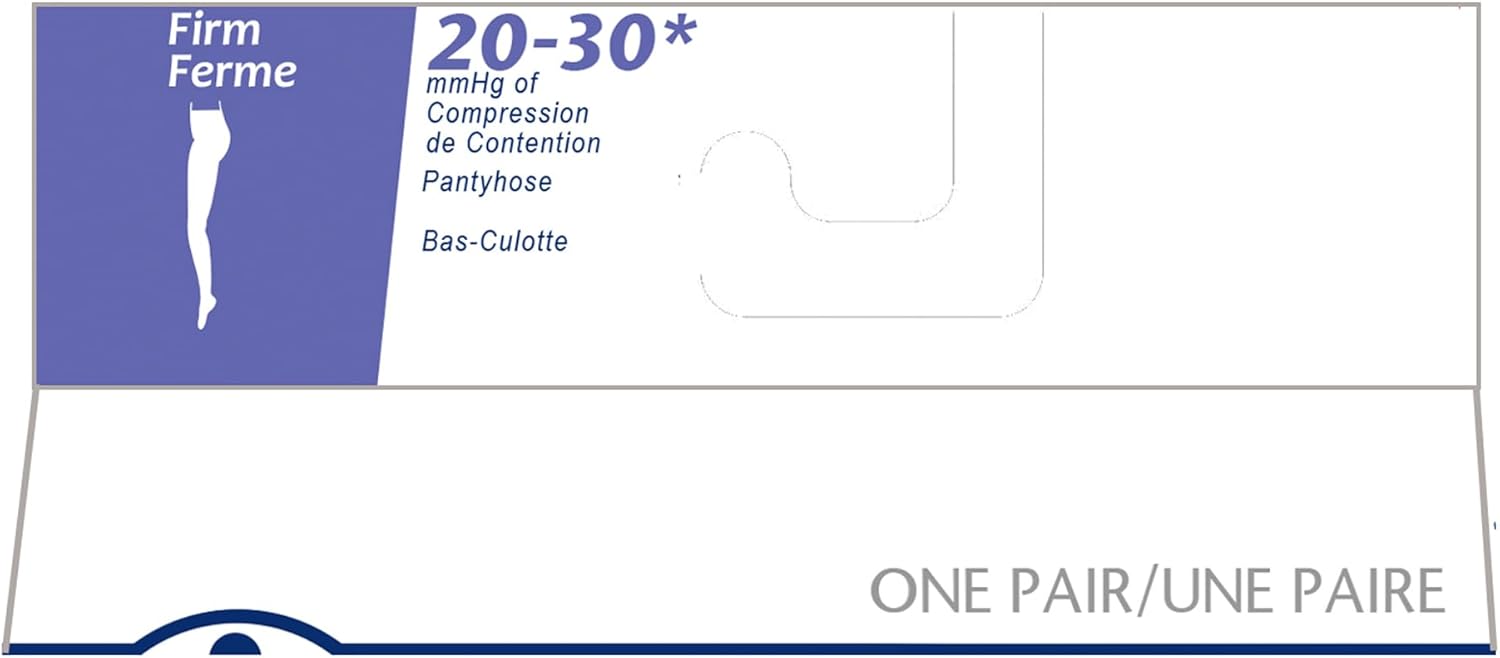 20-30 mmHg Compression Stockings for Men and Women, Thigh High Length, Dot Top, Closed Toe - Image 12